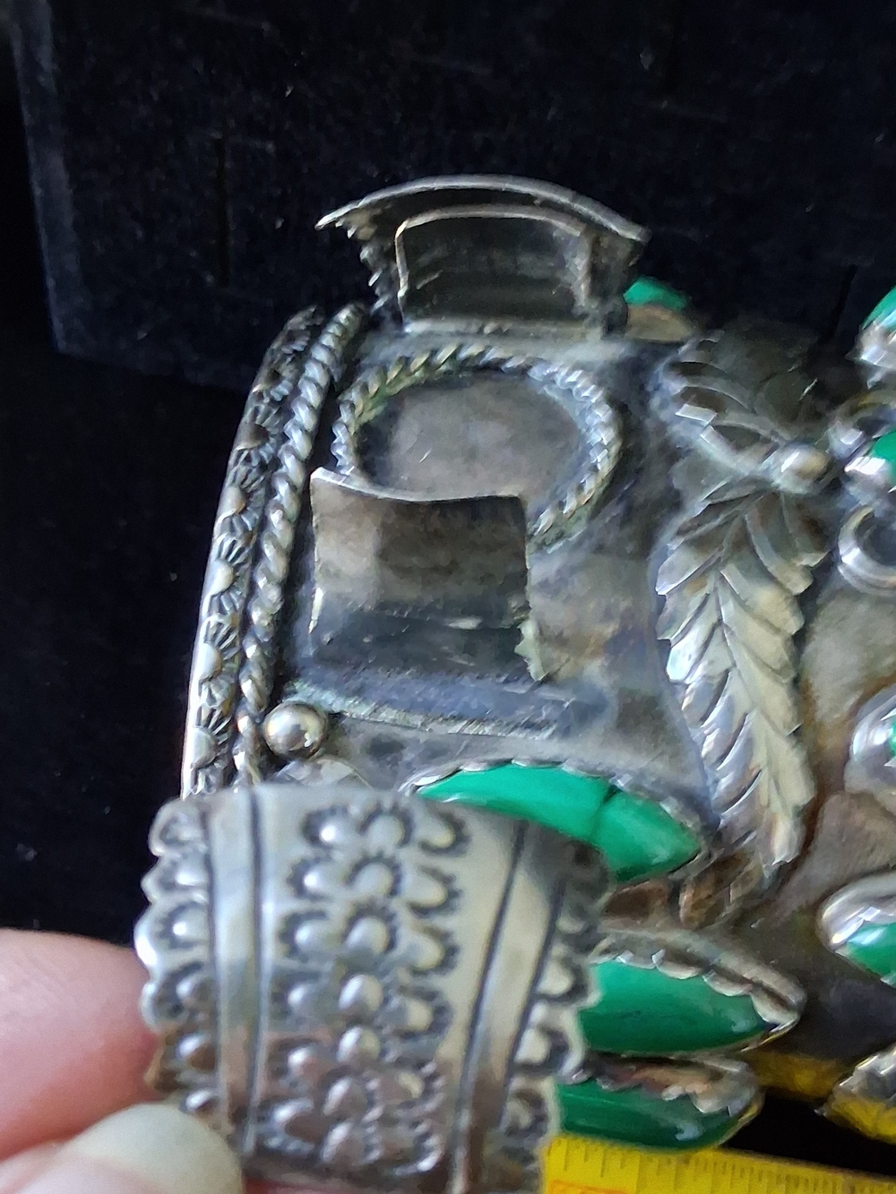 Native American Sterling Silver Watch Cuff Bracelet Vintage Jewelry Men's Unisex - Picture 9 of 17